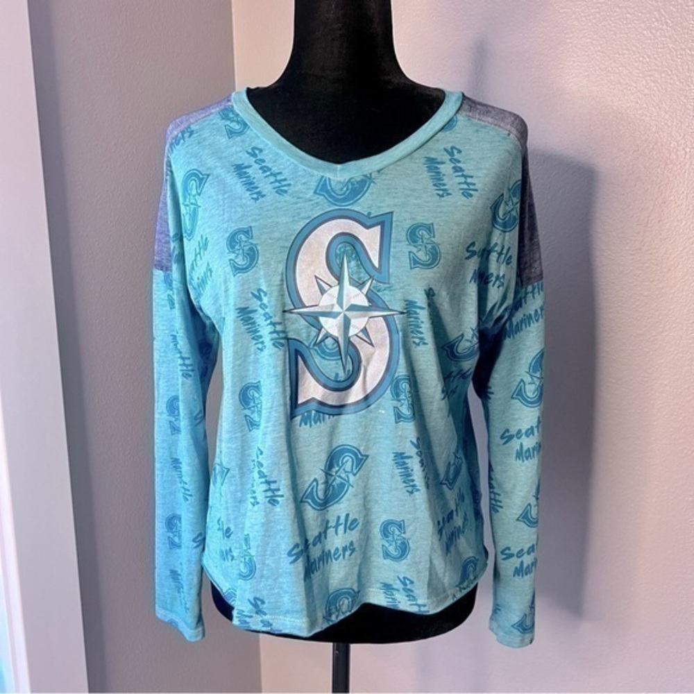 NWOT Seattle Mariners Baseball girls size XL (16) lightweight long sleeve